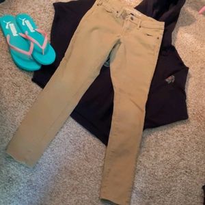 Universal Thread Tan Pants Tan Jeans. Size 2/26R